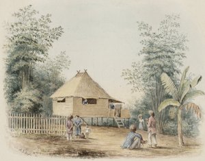 Casa nativa vicino a Manila, 1842 da Alfred Thomas Agate