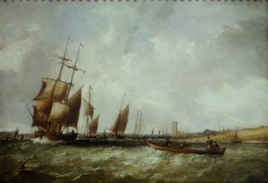 Navigazione nel canale di Bristol da Alfred Vickers