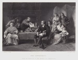 La controversia (incisione) da Alfred W. (after) Elmore