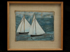 Due barche a vela, c.1930 da Alfred Wallis