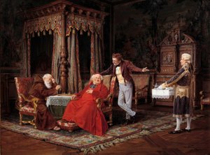 Il gusto della sua eminenza. Dipinto di Alfred Weber da Alfred Weber