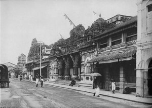 Un tempio indù, Pettah, Colombo, c1890, 1910 da Alfred William Amandus Plate