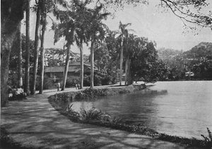 Lago e viale di Kandy, c1890, 1910