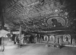 Tempio della Roccia di Rangiri, Dambulla, c1890, 1910 da Alfred William Amandus Plate