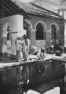 Preparativi religiosi alla moschea da Alfred William Amandus Plate