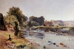 Un pezzo della vecchia Inghilterra mezzo addormentato da Alfred William Hunt