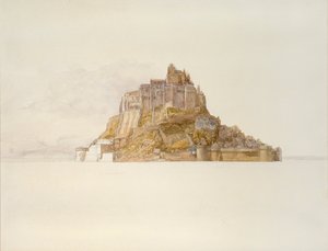 Mont St Michel dalle sabbie da Alfred William Hunt