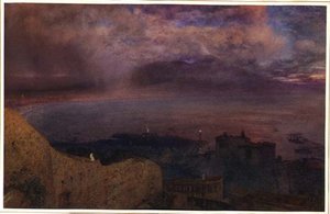 Napoli, o Terra di Fuoco Fumante da Alfred William Hunt