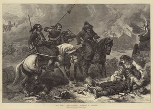 La guerra, Bashi-Bazouks che bruciano un villaggio