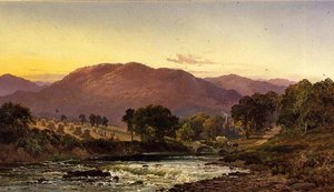 Vicino al Passo di Llangollen, Galles del Nord da Alfred de Breanski