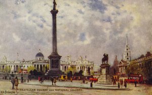 Trafalgar Square e la National Gallery