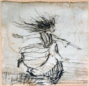 La Strega, c1830-1857 da Alfred de Musset