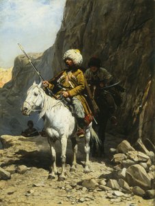 Il cosacco da Alfred von Wierusz Kowalski