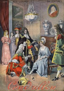 Cenerentola, fiaba popolare. Illustrazione di Vaccari e Carrey nella collezione 