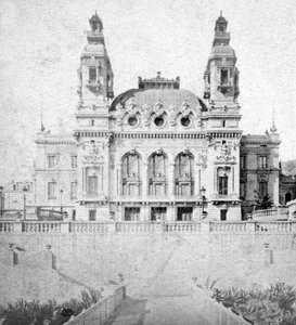 Il casinò di Monte Carlo, Monaco, fine XIX secolo da Alfredo Noack