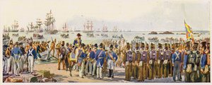 Sbarco a Mindelo, Portogallo da Alfredo Roque Gameiro