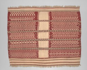 Copertura o mantello cerimoniale da donna (axellal), fine XIX secolo