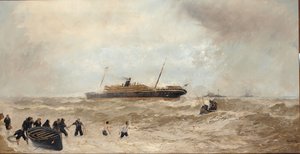 Naufragio della Delhi al largo di Capo Spartel da Algernon Yockney