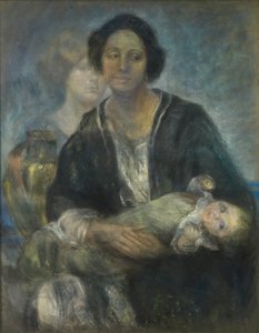 Donna italiana con bambino da Alice Pike Barney