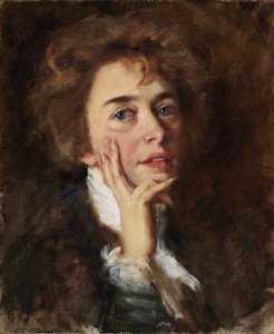 Autoritratto con Jabot da Alice Pike Barney