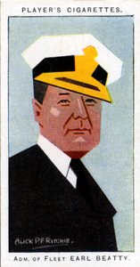 David Beatty, 1° conte Beatty, ammiraglio, 1926 da Alick P. F. Ritchie