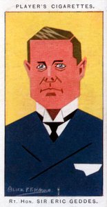 Sir Eric Campbell Geddes, politico britannico da Alick P. F. Ritchie