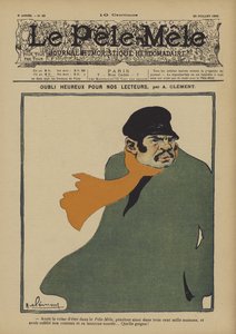 Oubli heureux pour nos lecteurs. Illustrazione per Le Pele-Mele, 1902