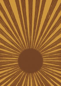 Retro Golden Sunburst da Aliya Putrus