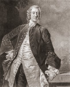 Ammiraglio Edward Boscawen. Ritratto da Allan (after) Ramsay