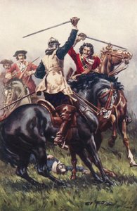 Combattimento tra un Ironside e un Cavaliere da Allan (after) Stewart