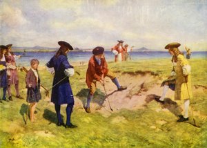 Il primo quartetto internazionale, golfisti nel XVII secolo