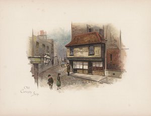 Londra familiare: Vecchio negozio di curiosità da Allan F. Barraud