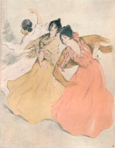 Ballerini spagnoli, c. 1875-1903 da Allan Osterlind
