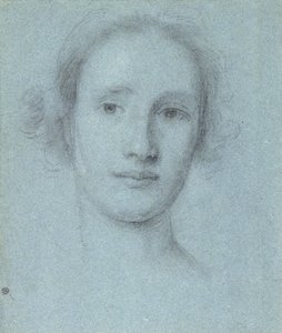 Testa di una ragazza da Allan Ramsay