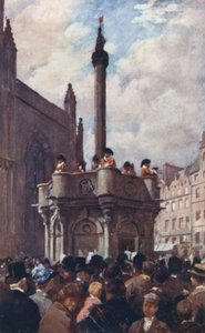 Una proclamazione reale dal Mercat Cross