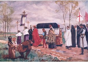 Sepoltura di San Ugo, illustrazione da 