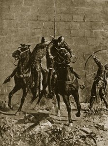 Stephen salva il Principe Enrico di Scozia a Ludlow, illustrazione da 