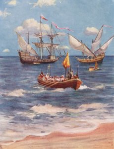 Vasco da Gama sbarca a Kalicut da Allan Stewart