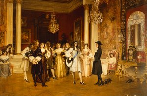 William Penn Riceve la Carta della Pennsylvania da Carlo II