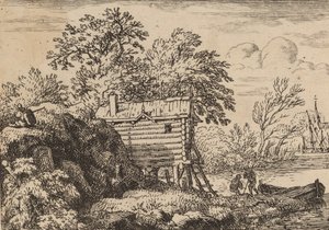 Capanna del pescatore da Allart van Everdingen