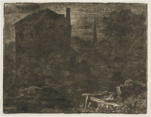 Paesaggio in stile scuro da Allart van Everdingen