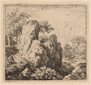 Grande roccia da Allart van Everdingen