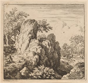 Grande roccia da Allart van Everdingen