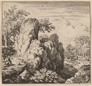 Grande roccia da Allart van Everdingen