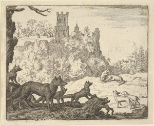 Renard Parte con il Tasso da Allart van Everdingen