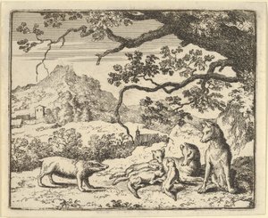 Renard riceve una nuova citazione dal tasso, 1650-75