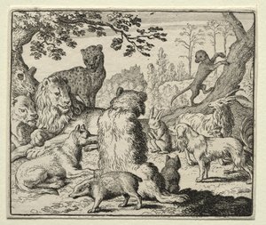Reynard la Volpe: Il leone ordina la ricerca di Reynard