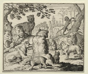 Reynard la Volpe: Il Leone ordina la ricerca di Reynard