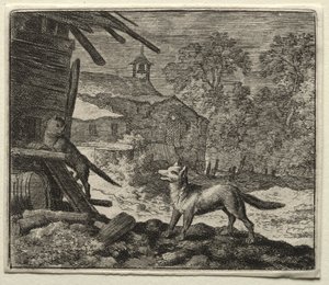 Reynard la volpe: Reynard inganna il gatto da Allart van Everdingen