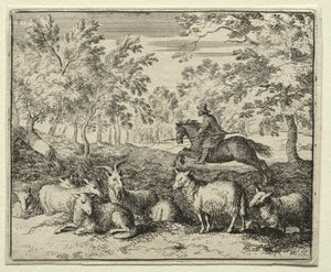 Reynard la Volpe: La caccia al cervo da Allart van Everdingen